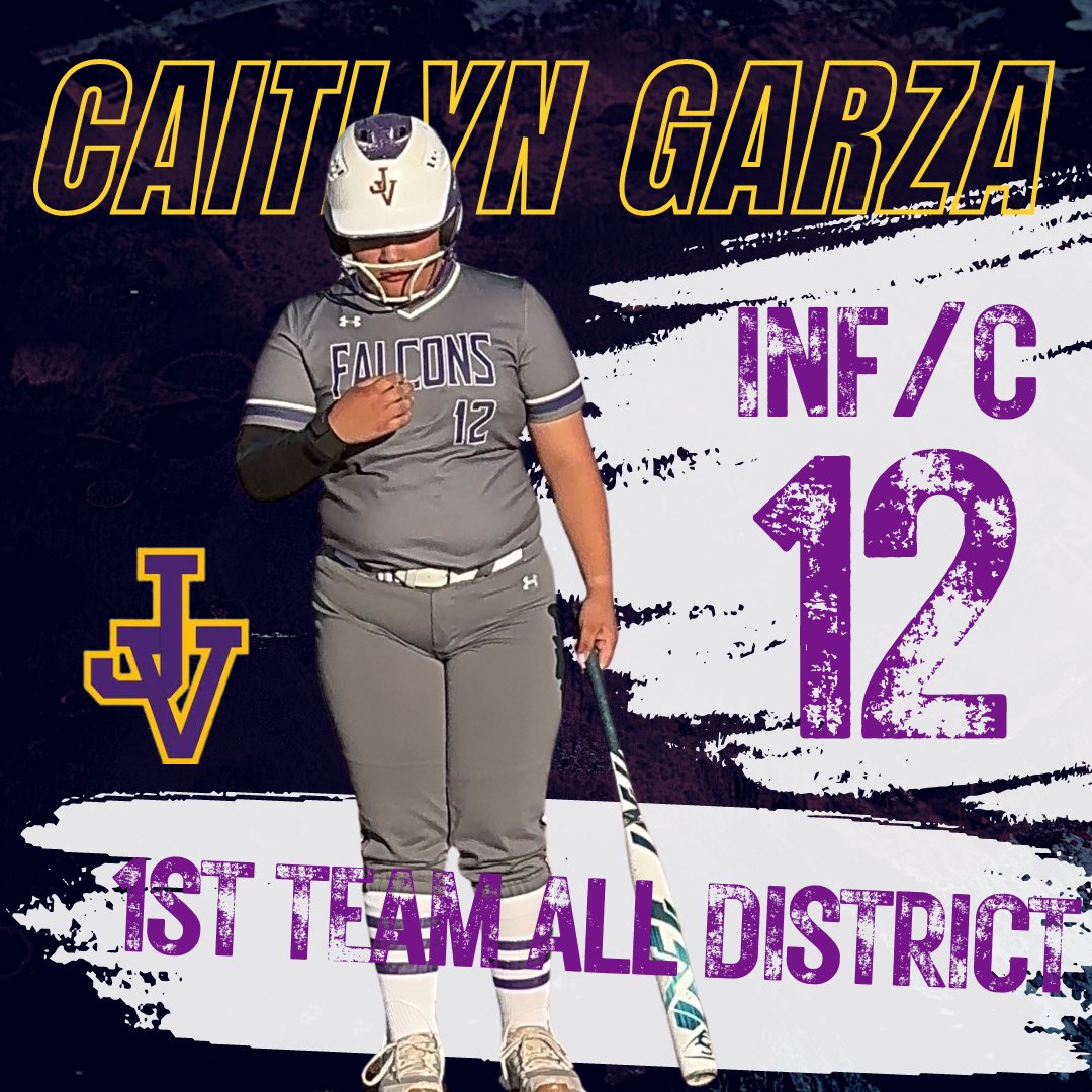 Congratulations to Senior INF/C @CaitlynG05 on receiving District 17-6A 1st Team All-District.