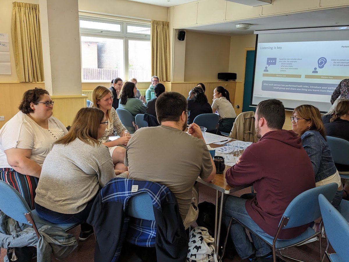 We've had an excellent day delivering the second DEED training session to the wards from OPM! Brilliant and interesting discussions held by all. Great to see so much team sharing👏 @PHU_NHS #PHUImprovement