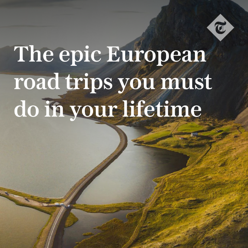 Telegraph's tweet photo. From Iceland to Italy, Europe is ripe for exploring by car. Here are the continent’s finest journeys – and how to do them.