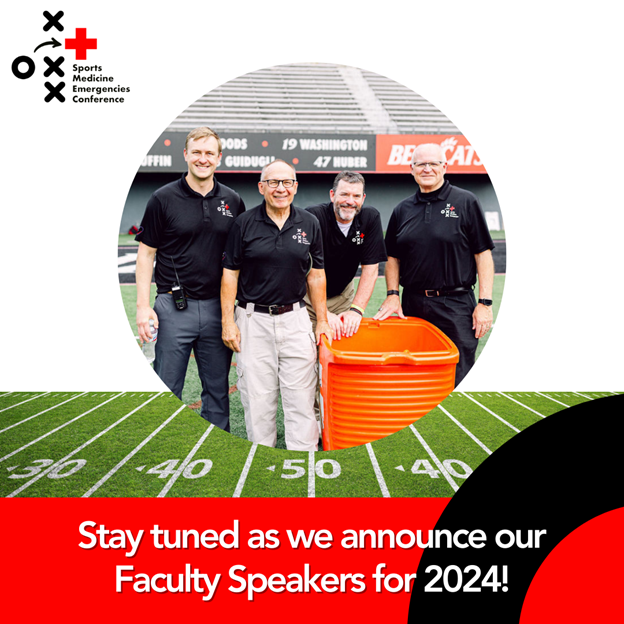 Stay tuned as we begin announcing our line up of Faculty Speakers for the second annual Sports Medicine Emergencies Conference!

🗓️July 19-20, 2024
📍Lindner Athletic Center, University of Cincinnati

Registration link in bio and at sportsmedemergencies.com