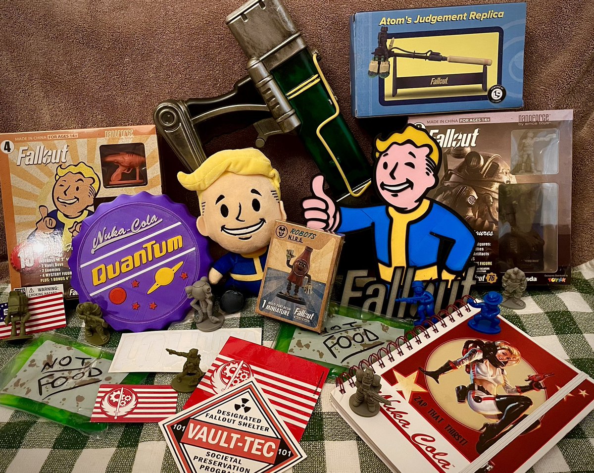 ‼️FALLOUT GIVEAWAY‼️ 🔥Must Follow, Like, RT to enter! - Get an additional entry for tagging someone or leaving a comment on the post.🔥 🏆1st and 2nd place winners (full breakdown below)👇 🗓️Winners announced - May 30th🗓️ 📦Ships world wide ANYONE can enter.🌎 ‼️‼️I will