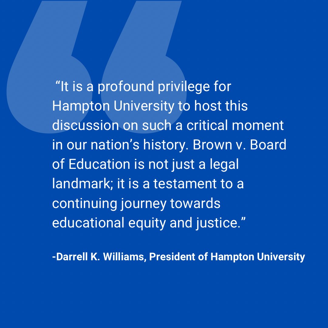 Join us for an important education forum hosted by Hampton University President Darrell K. Williams, alongside Attorney General Jason Miyares, Congressman Bobby Scott, and former Gov. Bob McDonnell. Save the date: Thursday, May 16th from 4:15 PM to 6:00 PM at our Student Center!