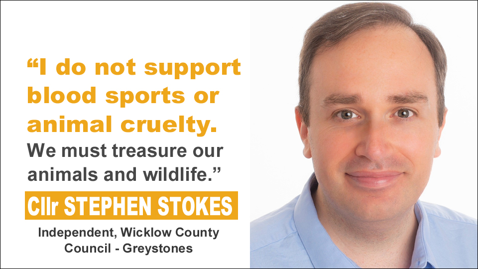 'I do not support blood sports or animal cruelty. We must treasure our animals and wildlife' - #LE24 candidate Cllr @StephenStokes1 (Independent, #Wicklow #Greystones) 👍👍 banbloodsports.wordpress.com/2019/09/06/wic… #LE2024 Support compassionate candidates