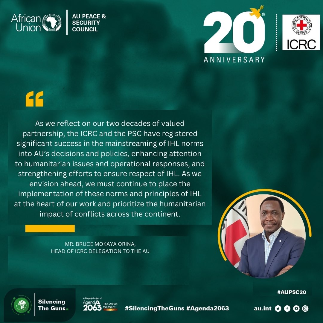 Marking the 20th Anniversary of the African Union Peace and Security Council #AUPSC20