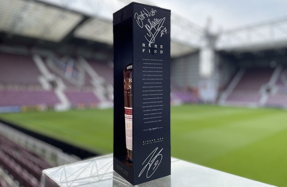 In celebration of our 150th Anniversary whisky, created by @rarefindwhisky, we are giving away a one-of-a-kind bottle signed by John Robertson and Lawrence Shankland 🥃 Repost and Like to enter, winner will be chosen at random on Thursday! On sale now ➡️ rb.gy/jp5w53