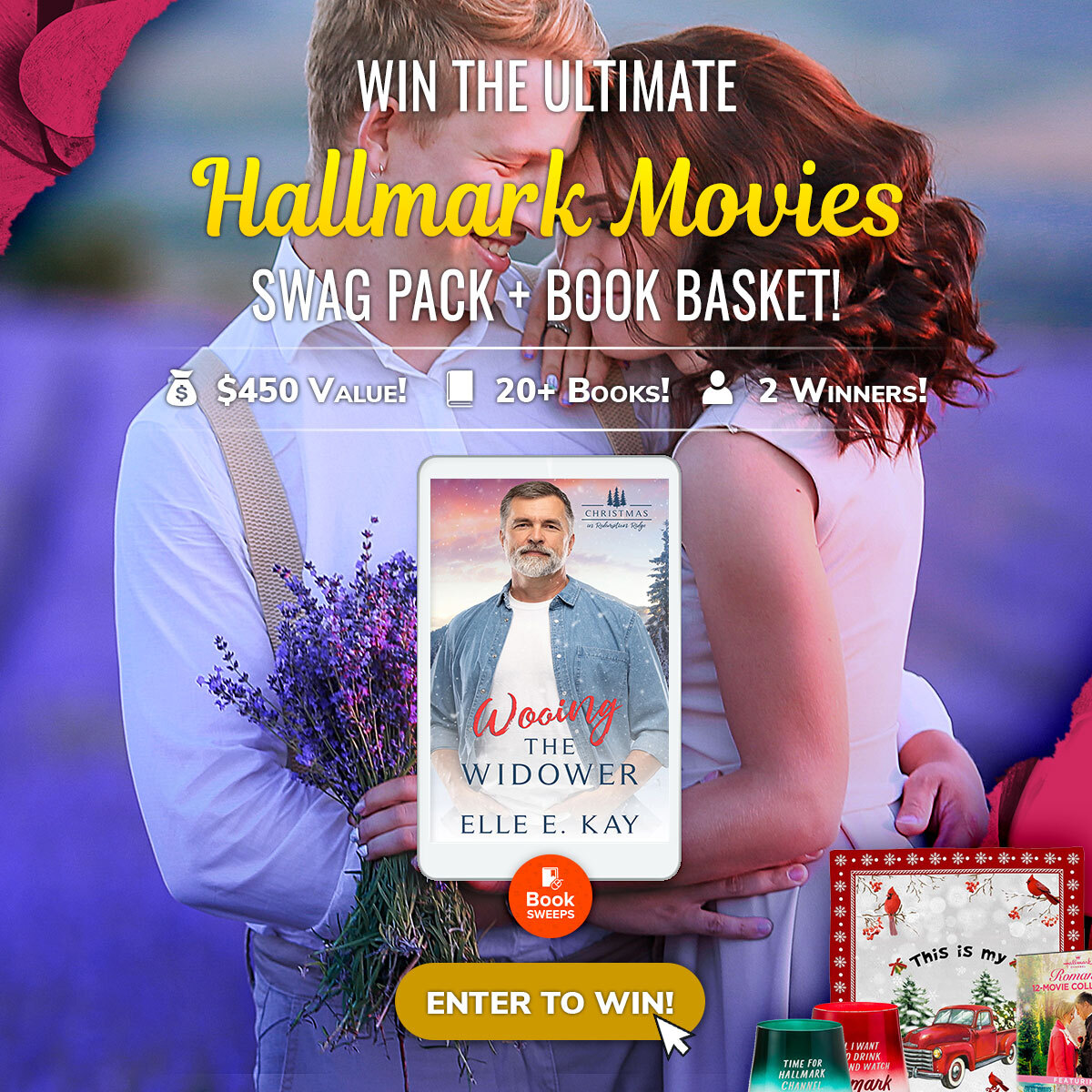 ⏰This Sweep ends tonight! If you haven’t read Wooing the Widower, you can enter to win it on
@BookSweeps — plus 20+ exciting romance novels...

AND a Hallmark Movies swag pack worth $450! :D

Enter here 👉 bit.ly/vb-hallmark-mo… #hallmarkchannel #amreading #closeddoorromance