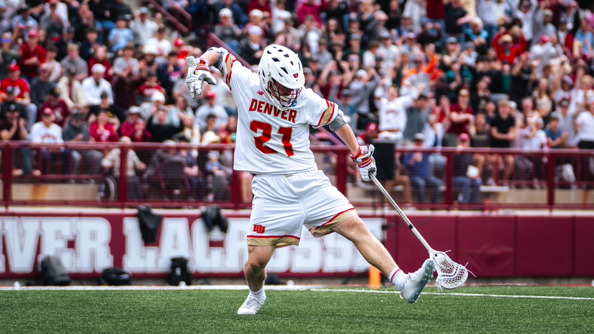 NCAALAX's tweet image. Keeping it rollin 😤

#NCAAMLAX x 📸 @DU_MLAX