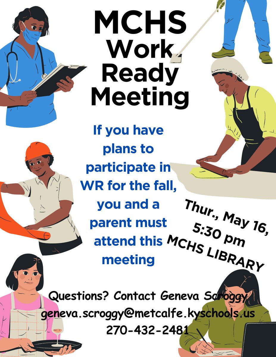 Work Ready Meeting Information