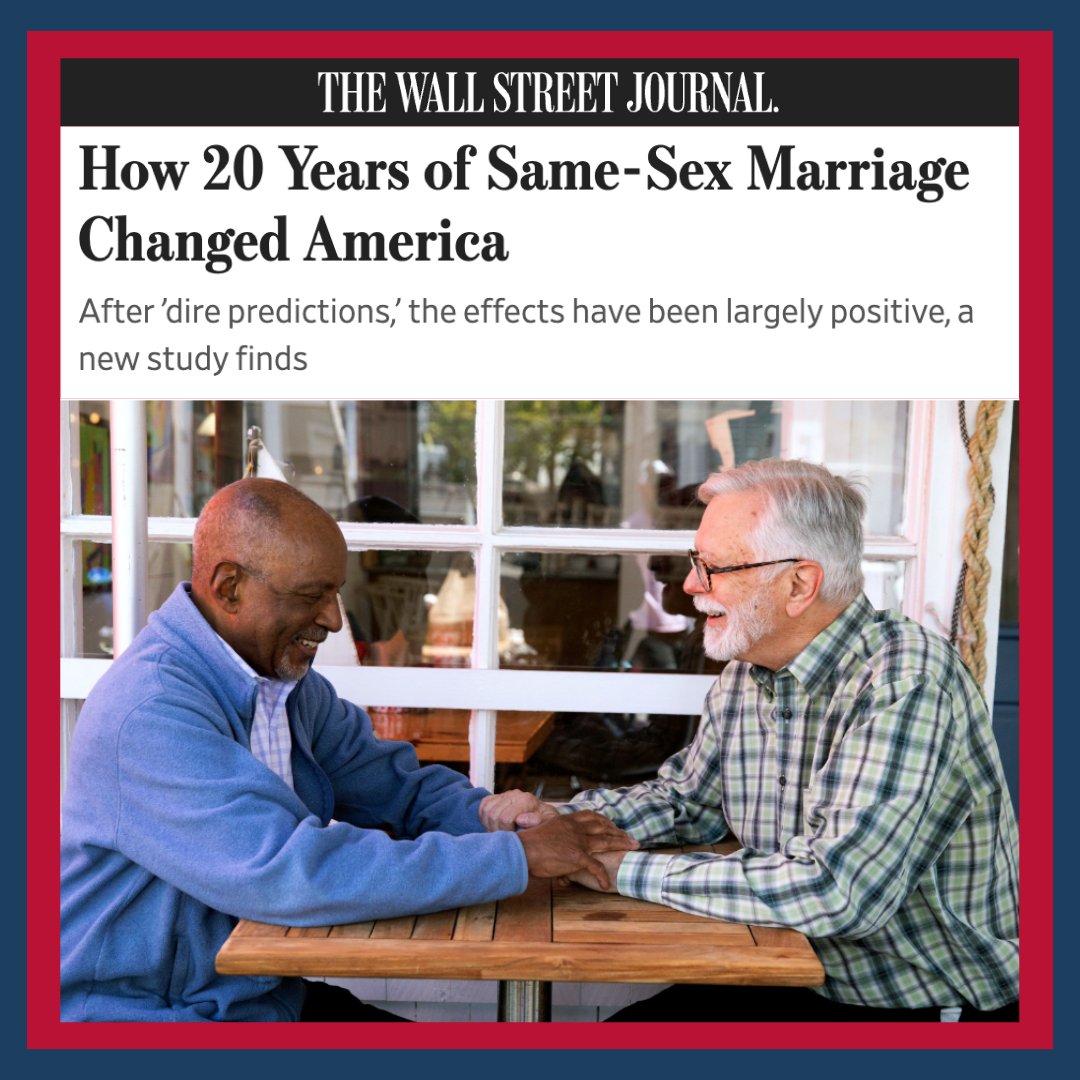 This week, we celebrate 20 years of the freedom to marry for same-sex couples in Massachusetts – a breakthrough development that paved the way for same-sex couples to marry nationwide. To mark this anniversary, there are a few exciting reading materials headed your way – 🧵 1/5