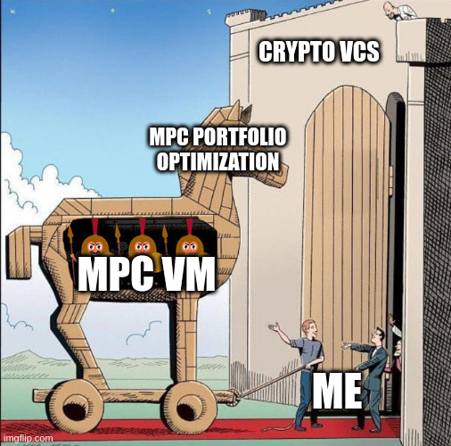 weikeng's tweet photo. Let me first apologize to @randhindi @GuyZys @remi_gai first. But @badcryptobitch's MPC memes are gold. https://t.co/xwBe7oy69g
