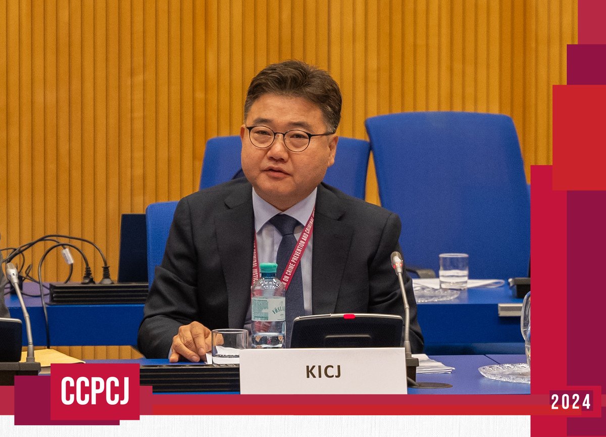 #CCPCJ33 Chair Amb. Ivo Šrámek held a Chair's event on Protecting people and planet and achieving the 2030 agenda in the digital age - Preparations for the #15CrimeCongress. For more details: shorturl.at/dFNQ9