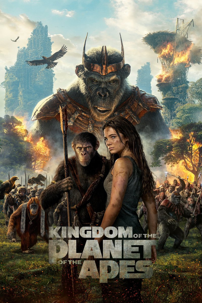 رسميًا:

فيلم الأكشن Kingdom of the Planet of the Apes هو الفيلم رقم 1 في شباك التذاكر حول العالم لهذا الأسبوع!