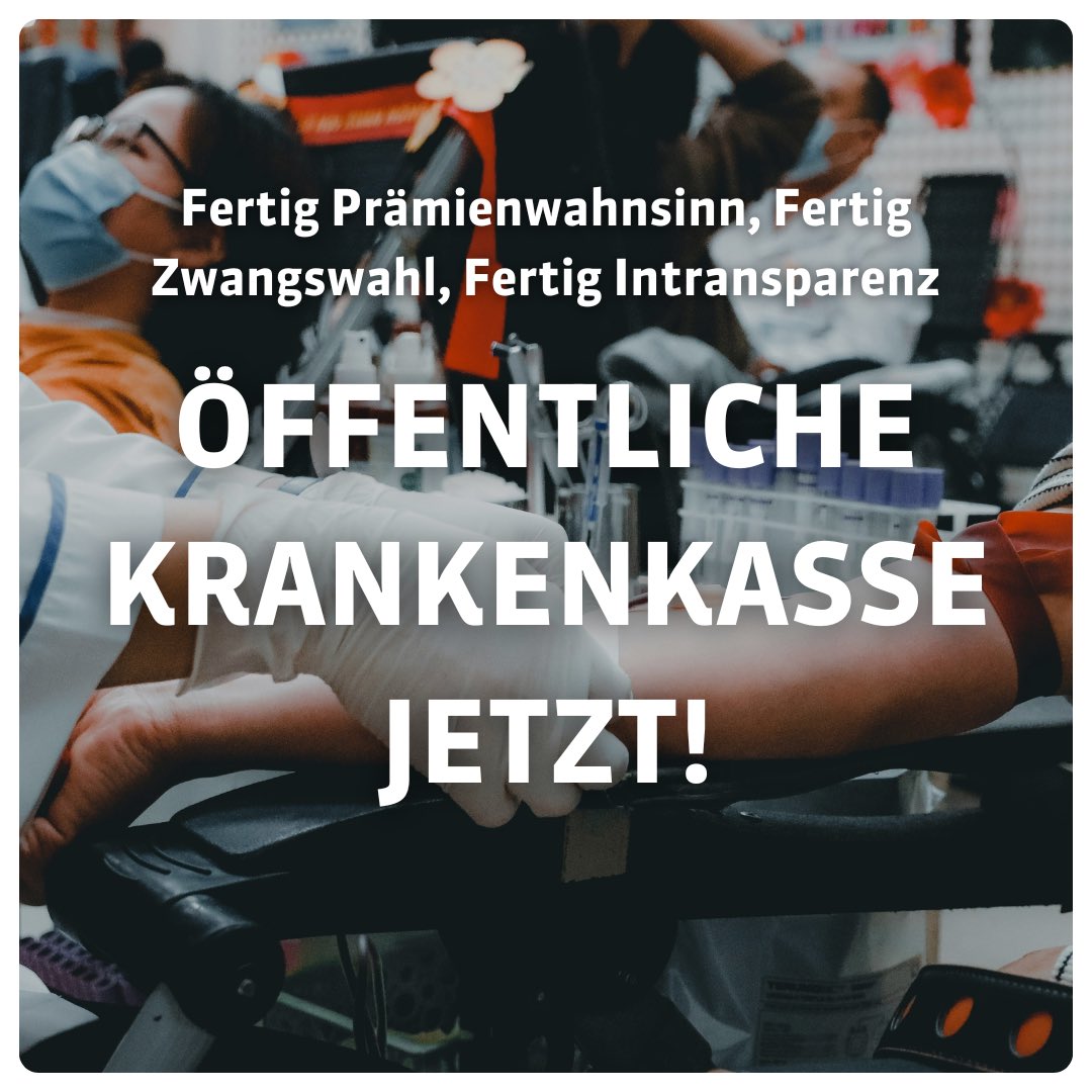 Fertig mit künstlichem Markt, Millionen Löhnen für CEOs und aufgeblasenen Werbebudgets - es ist Zeit für einen Wandel: Mit @spzuerich und @al_zuerich fordern wir eine öffentliche #Krankenkasse für den Kanton Zürich‼️ Unsere Medienmitteilung zum Vorstoss gruene-zh.ch/medienmitteilu…