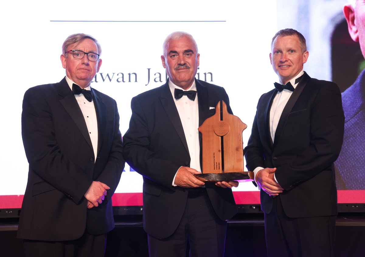Congratulations to @SJabaren, a distinguished alumnus of @UniOfGalway, who was honoured with the prestigious Alumni Award for Law, Public Policy and Society, sponsored by @RDJ_LLP at our #AlumniAwards last Friday Evening. #UniversityOfGalway #ForYouForTomorrow @AlHaq_Org