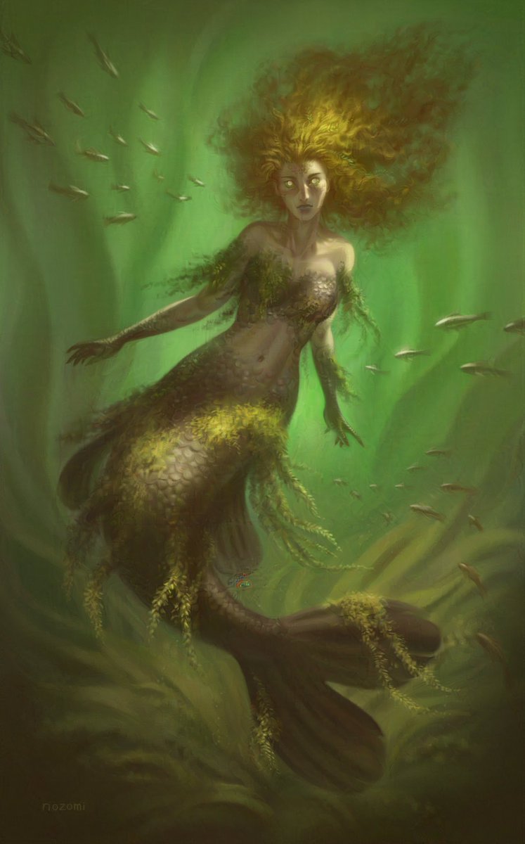 Since it's Mermay, I have license to post this mossy mermaid again. 🧜‍♀️