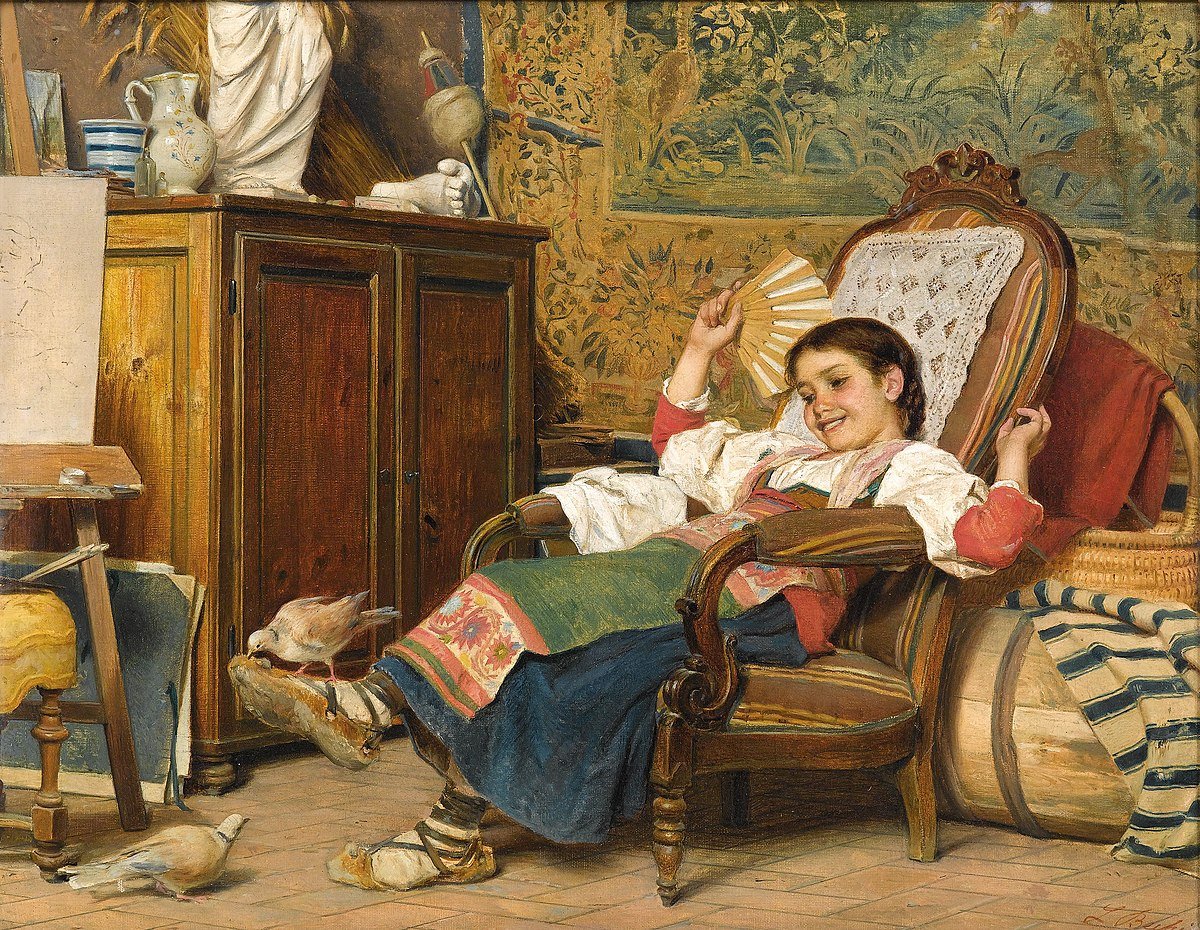 pintor italiano Luigi Bechi (1830–1919).