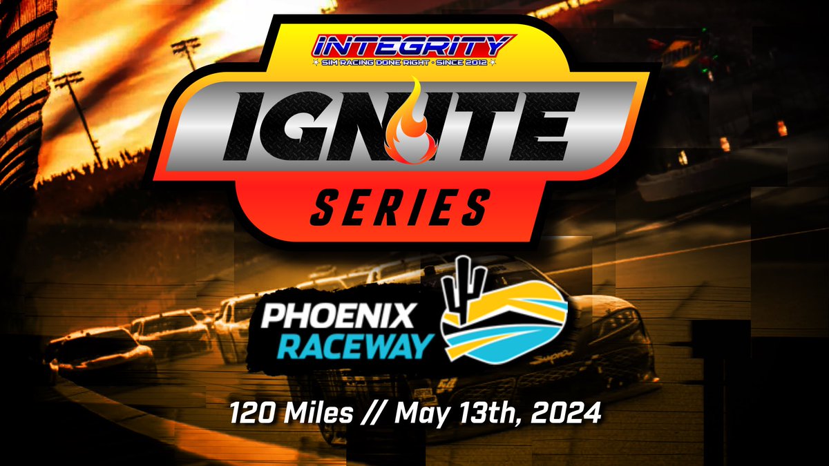 The IGNITE Series heads to the Valley of the Sun for 120 miles of intense action! Tune in TONIGHT at 9pm with @FireTalksNASCAR at youtube.com/watch?v=rrxp_T… #NASCAR