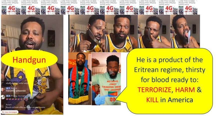 #Eritrea #TexasFBI #DallasPD
While we call for dialogue, discussion, inclusiveness and peace. 4G/PFDJ is determine to terrorize.
#TransnationaleRepression     
@DallasPD
@FBIDallas
@POTUS
@KamalaHarris
@SecBlinken
@USTreasury
@SenatorMenendez
@BradSherman
@JosepBorrellF
@MinPres