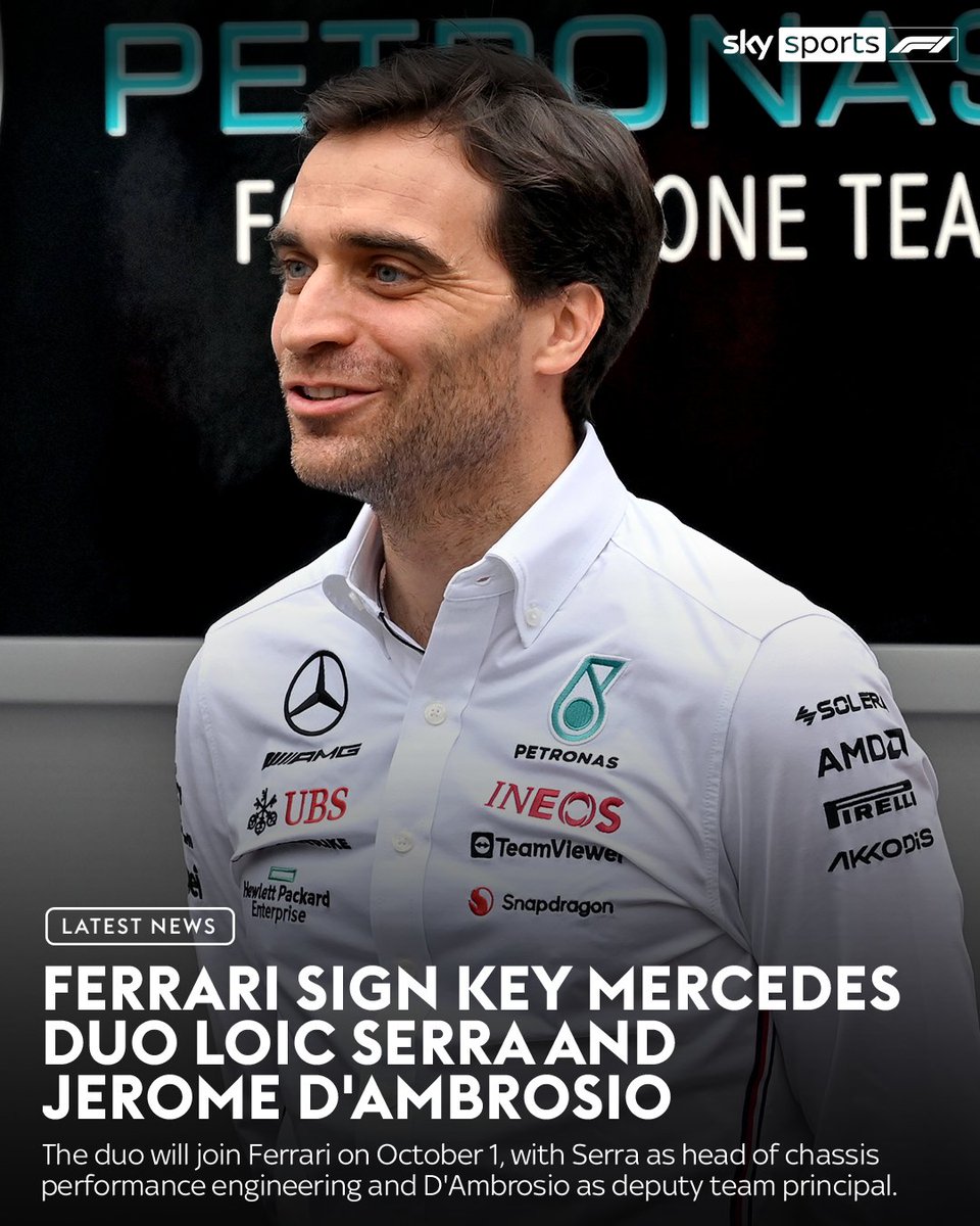 Two key Mercedes figures are following Lewis Hamilton to Ferrari 🆕👇