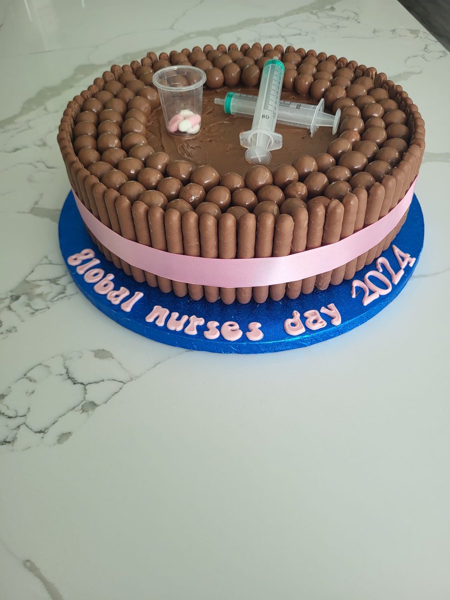 Thanks Aoife Hardiman for the beautiful cake to mark global nurses day in GUH!