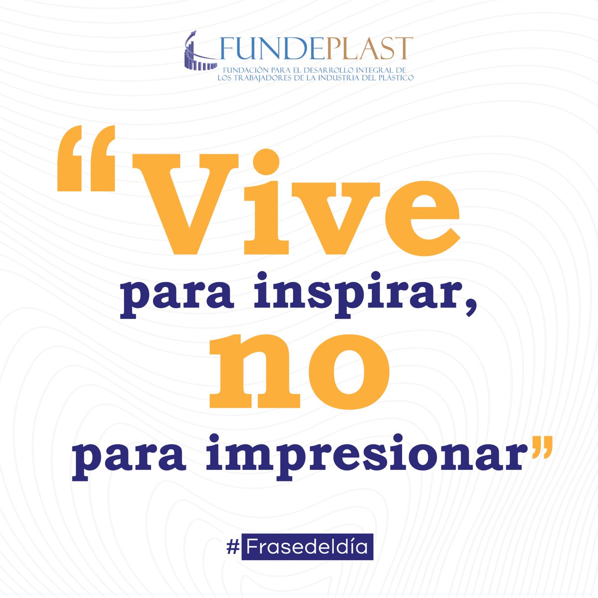 fundeplast's tweet photo. Ser auténtico llevará a que otras personas te vean, se inspiren y saquen lo mejor de sí.
Inspira a los demás a través de tu esfuerzo y constancia.
#LunesPositivo #Inspira #SuperandoRetos #Esfuerzo #Constacia #Autenticidad https://t.co/TaRKxT59zZ