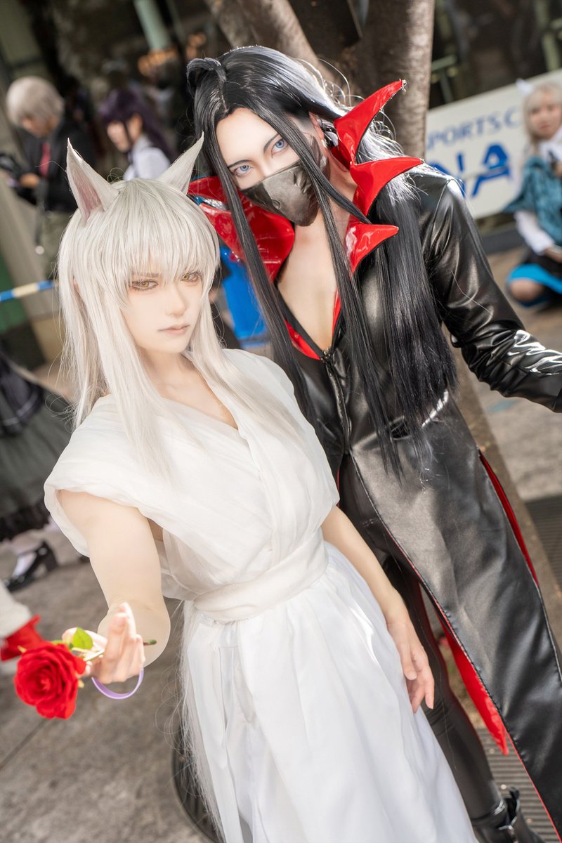 【コス】幽☆遊☆白書

鴉：サンユさん（<a href="/0329SANYU/">サンユ</a>）
妖狐蔵馬：自分

撮影：take4さん（<a href="/tttks_photo/">take4</a>）
#ストフェス
#ストフェス2024
#日本橋ストリートフェスタ
#日本橋ストリートフェスタ2024