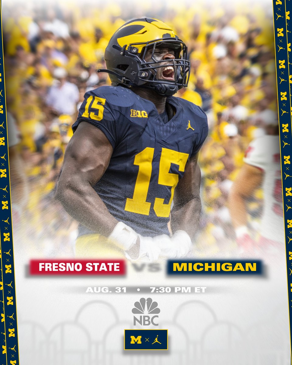 We'll open the 2024 season under the lights!

#GoBlue