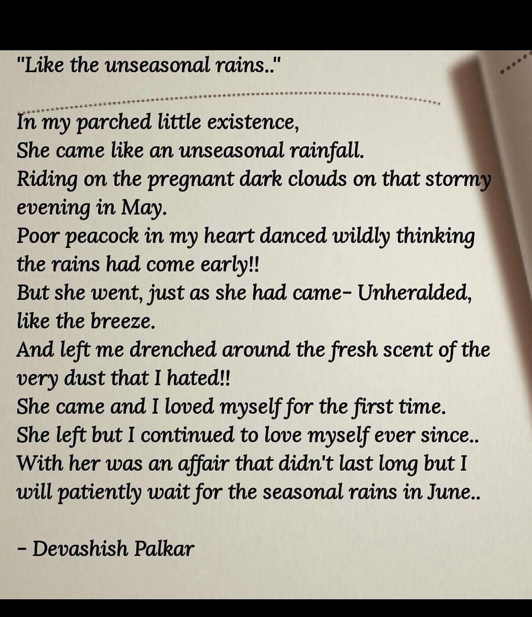 Had written this poem a few years ago. 
Time to bring it out again.
Do give it a read. 
#UnseasonalRain #Duststorm