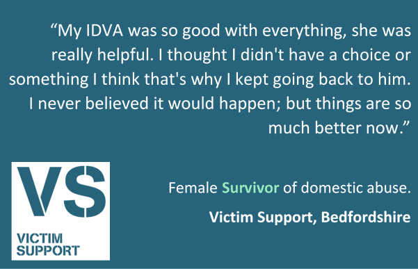What does our support mean to our Survivors? We asked them and here's what our Survivors said...
#SurvivorsVoice #loveshouldnthurt #domesticabuse #bedfordshire #victimsupport #FeedbackFriday