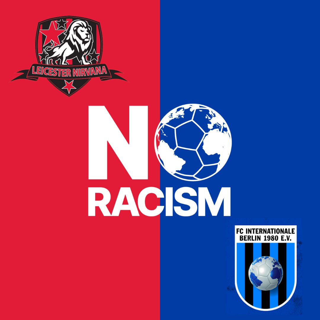 We are proud to announce our International partnership with German club FC Internationale Berlin and the adoption of their 'No Racism' brand. 

Both clubs have historically taken a stance against extremist groups and racism

Read more
leicesternirvana.com/no-racism