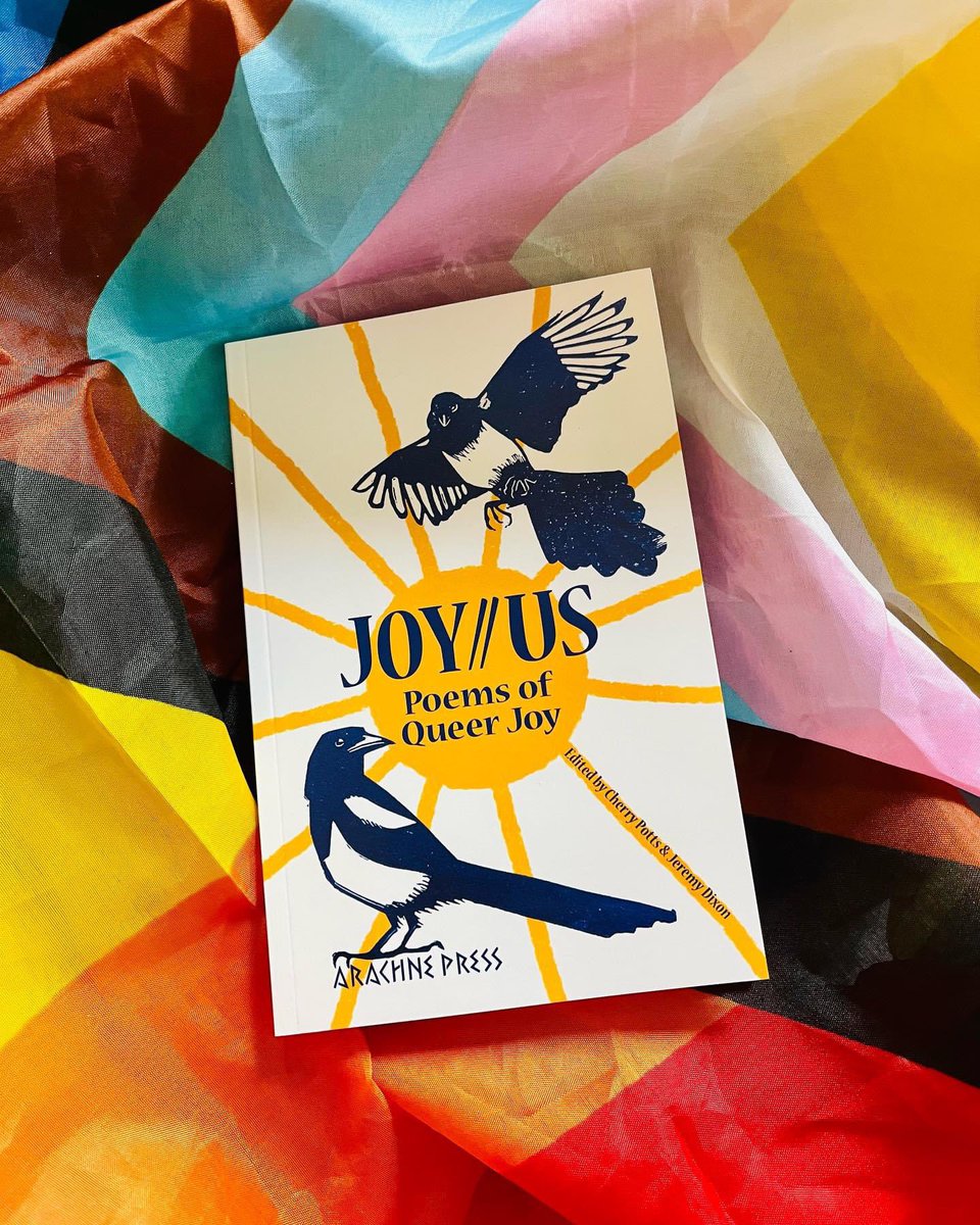 Join us for the FREE online launch of @ArachnePress’ JOY//US: Poems of Queer Joy this Friday 17 May at 7pm (#IDAHOBIT)! A flock of queer poets will be reading their poems from the anthology in a joyous virtual publication day celebration! Tickets here – outsavvy.com/event/18848/jo…
