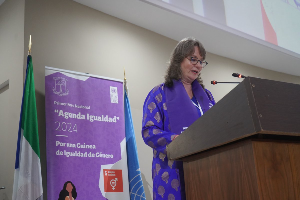 Anna Pont <a href="/AnnaPont_UN/">Anna Pont</a> , Coordinadora del Sistema de las Naciones Unidas en Guinea Ecuatorial

“A nivel mundial, la pobreza tiene rostro femenino […] Juntas debemos tomar medidas urgentes para hacer de la igualdad una realidad”

#ForoIgualdadGE2024  #AgendaIgualdadGE2024