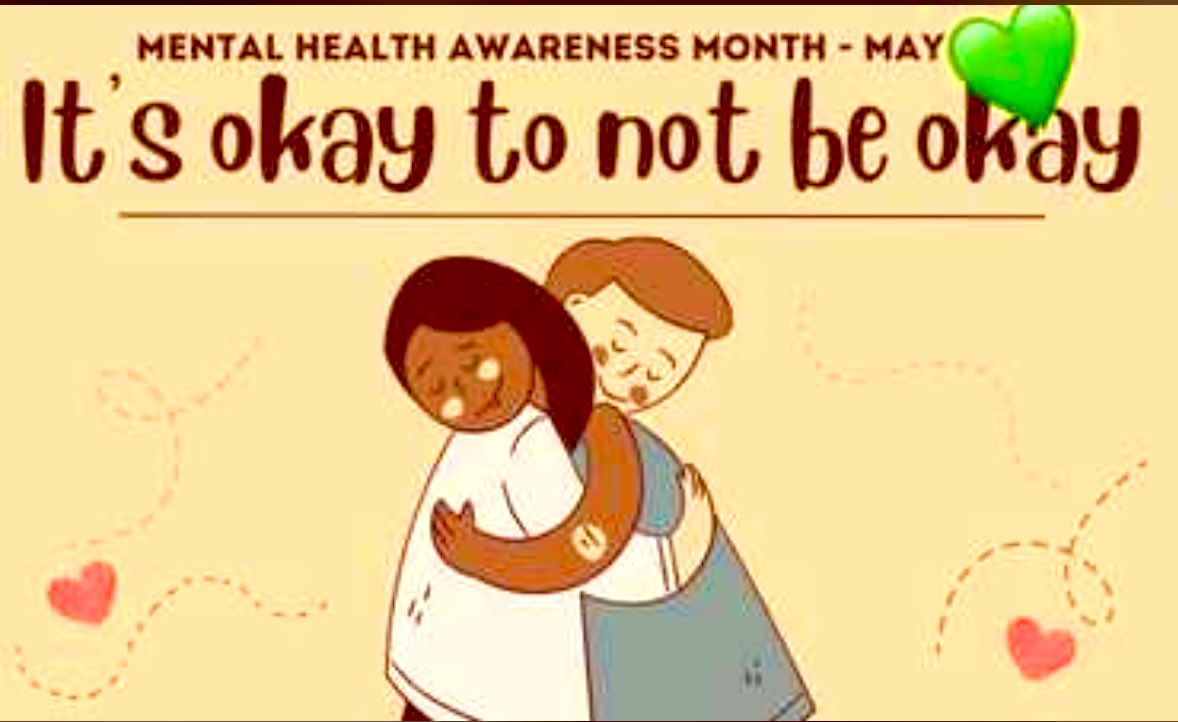 Mental Health Awareness Month 💚 Choose to be kind even in times your feeling your lowest 🙏🏽 Mental Health does not discriminate and it wears many disguises. #BeKind #AcknowledgeFeelings #Listen #CheckIn #AreYouOk #GiveSmilesFreely #Inclusion #Equality