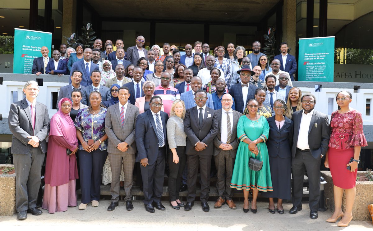 @CDCgov, with @PEPFAR & @AfricaCDC, is proud to contribute to the African Public Health Institutes Collaborative, bringing together leaders to help advance #HIV response work & strengthen capacity to detect & respond effectively to health threats. Photo credit: @AfricaCDC