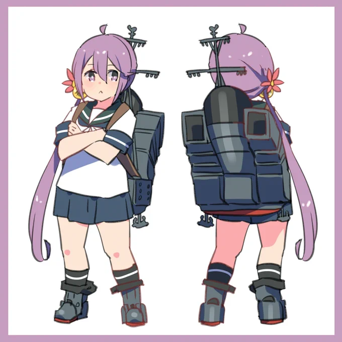『ななく!』#艦これ #朧 #曙 #漣 #潮 