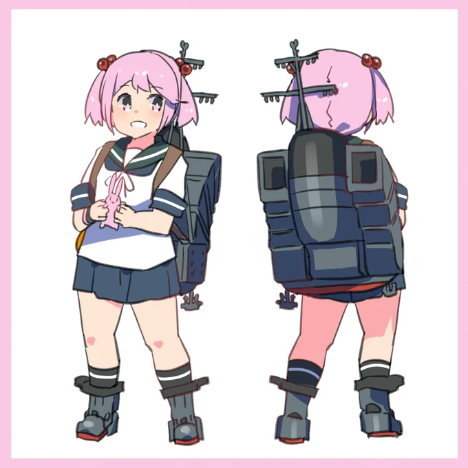 『ななく!』#艦これ #朧 #曙 #漣 #潮 