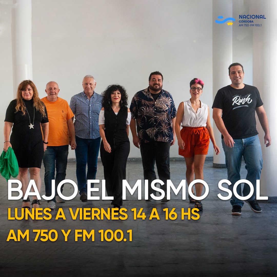 😎🎙️#Comienza 🌞BajoElMismoSol🌞 con Fabiana Bringas, <a href="/periodista_aldo/">periodista_aldo</a>, <a href="/82andreslopez/">Andrés López</a> y <a href="/gerardomurua/">gerardo murua</a> por #NacionalCórdoba

📝Producción: @clarialb
🎚️🎛️Controles: <a href="/MamboPablo/">Pablo Mambo</a>

📻AM 750 - FM 100.1
🖥️onx.la/0c104
📱Descarga la APP onx.la/9b549