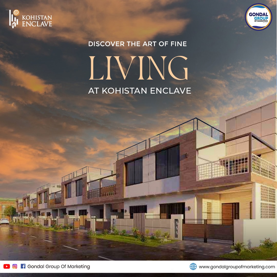 Step into a world of opulence and sophistication at Kohistan Enclave. It's not just a home; it's a statement of your exquisite taste.#KohistanEnclave ☑️ Please Subscribe Our YouTube Channel: youtube.com/c/GondalGroupo… 🌐 Our Website: gondalgroupofmarketing.com #kohistanenclave #wah