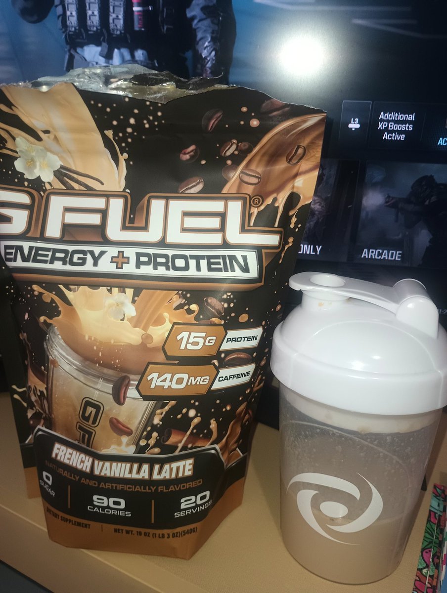 Gonna save for breakfast 😍😋☕ @GammaLabs @GFuelEnergy