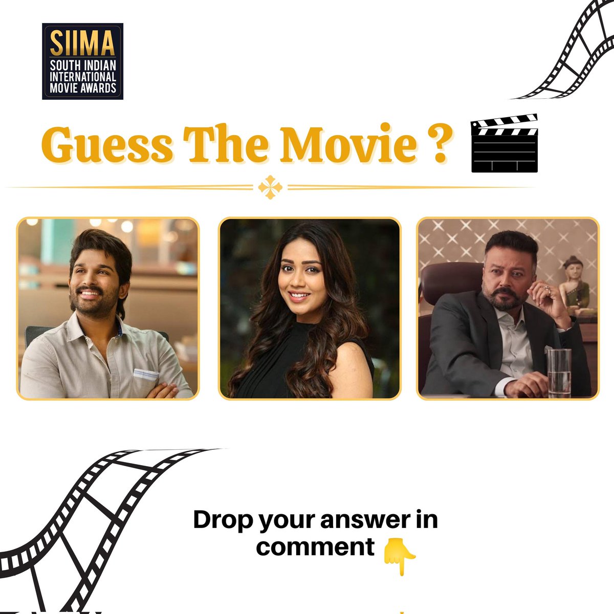 Guess the movie?🎬🎥

Drop your answer in the comments .

#guessthemovie #contest #tollywood #filmindustry #alluarjun #nivethapethuraj #jayaram #siima
