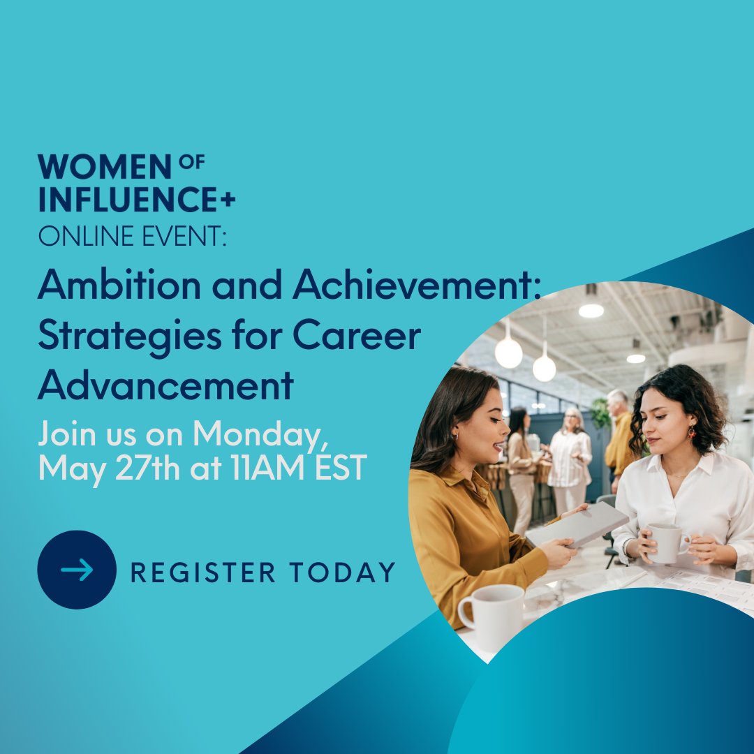 Do you have a plan for proactively progressing in your career? Join us for a powerful one-hour online event on Monday, May 27th at 11:00 a.m. EST, where our experts will tackle pivotal questions shaping the landscape of women’s career advancement. us02web.zoom.us/webinar/regist…