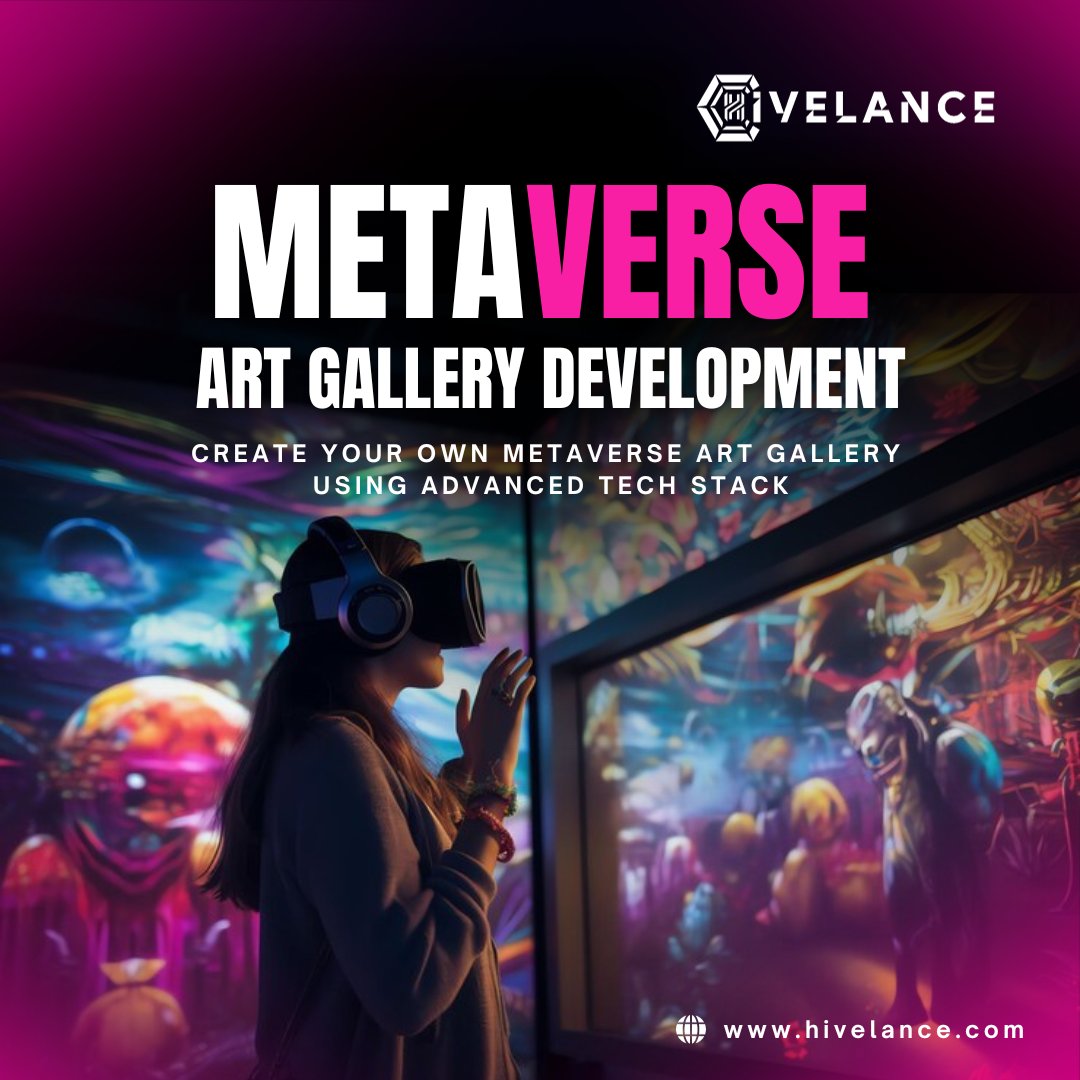 As a leading Metaverse development company, Hivelance helps to create a Metaverse art gallery using advanced tech stack and creativity.

Reach Out : hivelance.com/metaverse-art-…

#hivelance #metaverse #metaversenews #metaverseart #artgallery #metaverseartgallery #art #nftart #nftart
