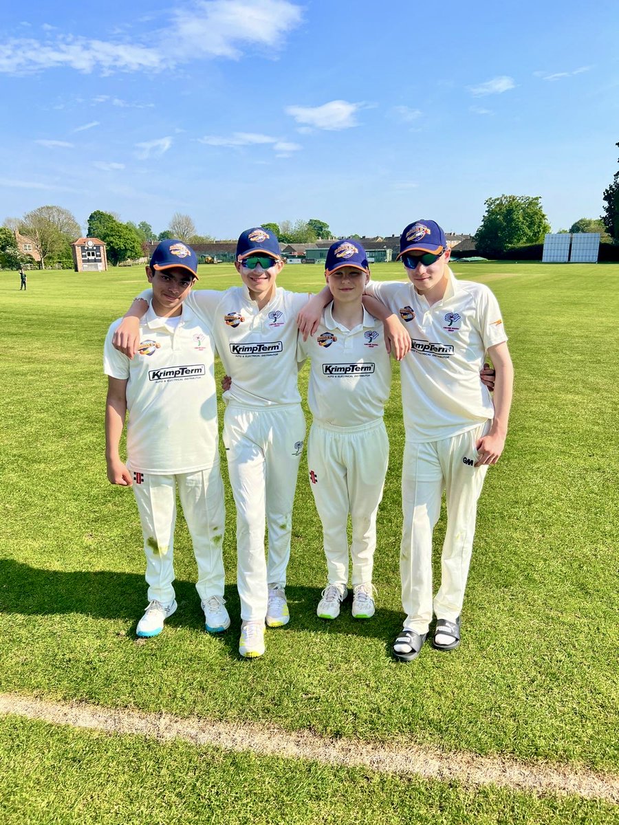Well done to four of our HGS students, Tom, Oli, Suraj and Tom who represented North Yorkshire yesterday in a cricket match against South Yorkshire. #HGScricketsuccess