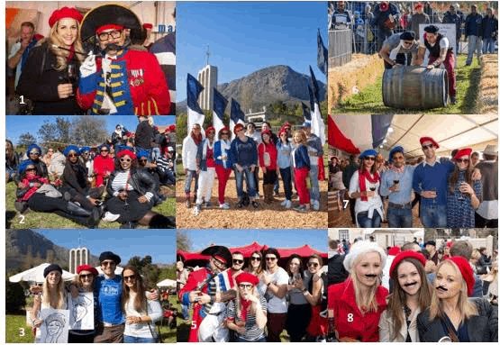 Bastille Festival Don your berets and all things red, white and blue as you revel in the French ambience of the magnificent Winelands where: Franschhoek when: 13-14 Jul tinyurl.com/3dpnkpws #French #festival