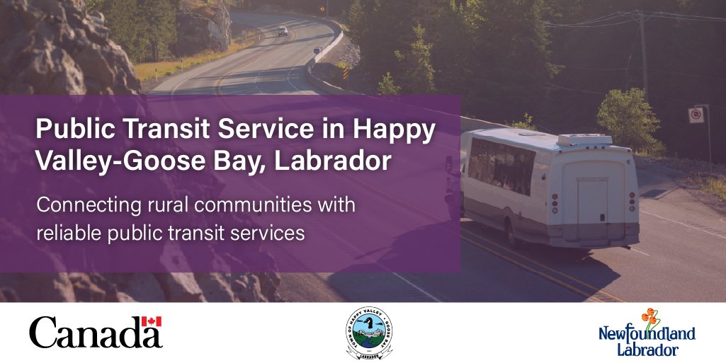 An electric bus and a new public transit system is en route to #NewfoundlandAndLabrador!

Learn more: canada.ca/en/office-infr…