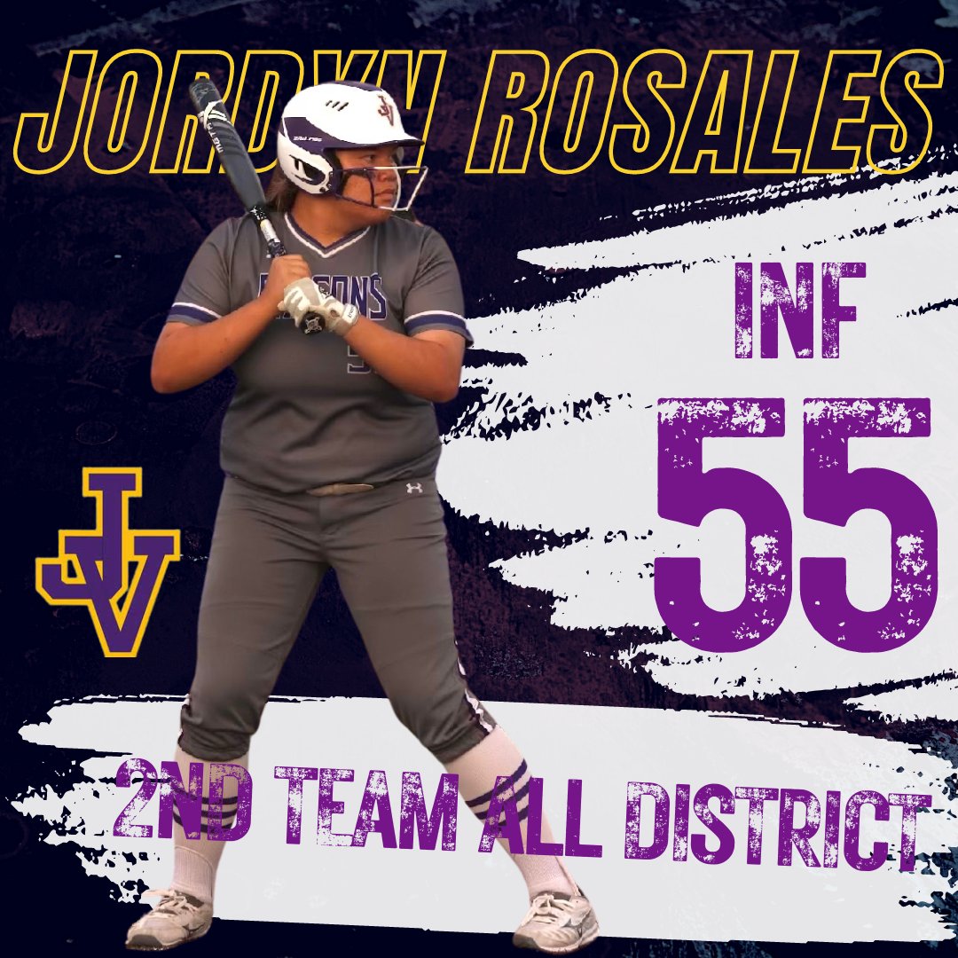 Congratulations to Junior INF @JordynRosales19 on receiving District 17-6A 2nd Team All-District.