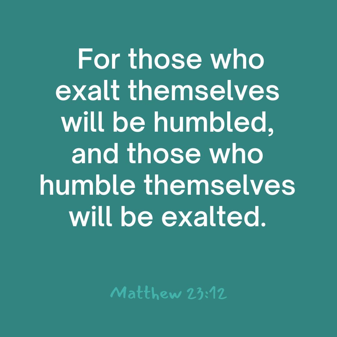 Cross International on X: &ldquo;“For those who exalt themselves will be 