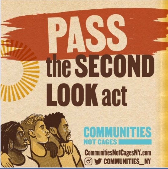 Over the past 50 years, NY’s laws have resulted in increasingly harsh sentences — with no opportunity for judges to review + reconsider individual cases. It’s time for a Second Look. Tell your legislators to stand with #CommunitiesNotCages: bit.ly/CNCNY