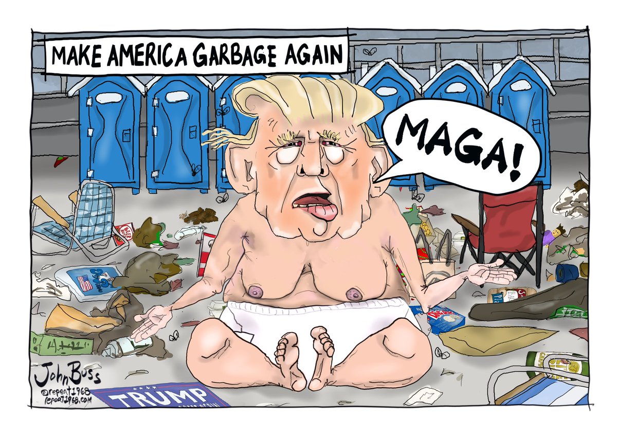 Make America Garbage Again #TrumpRally