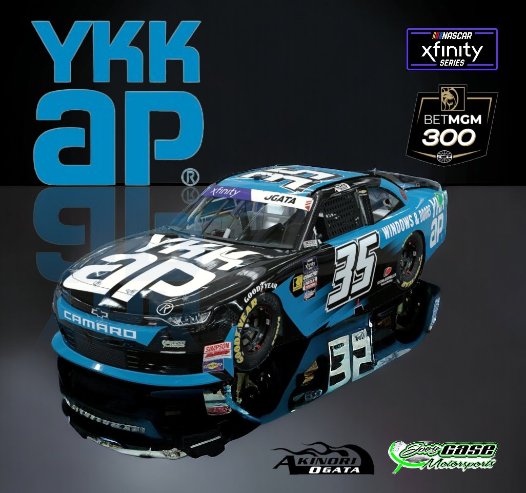 Unveiling the #35 @YKKAPAmerica Chevrolet Camaro for @CLTMotorSpdwy on Memorial Day weekend. Can't wait to race 🏁